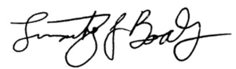 Tim Boals signature