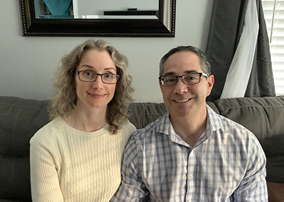 Laura Barry and her husband Tommy Barry, who nominated her to be WIDA Featured Educator